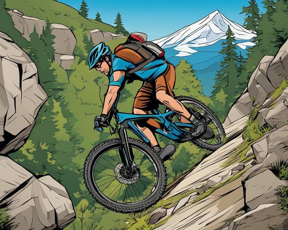 uitdagingen in het mountainbiken
