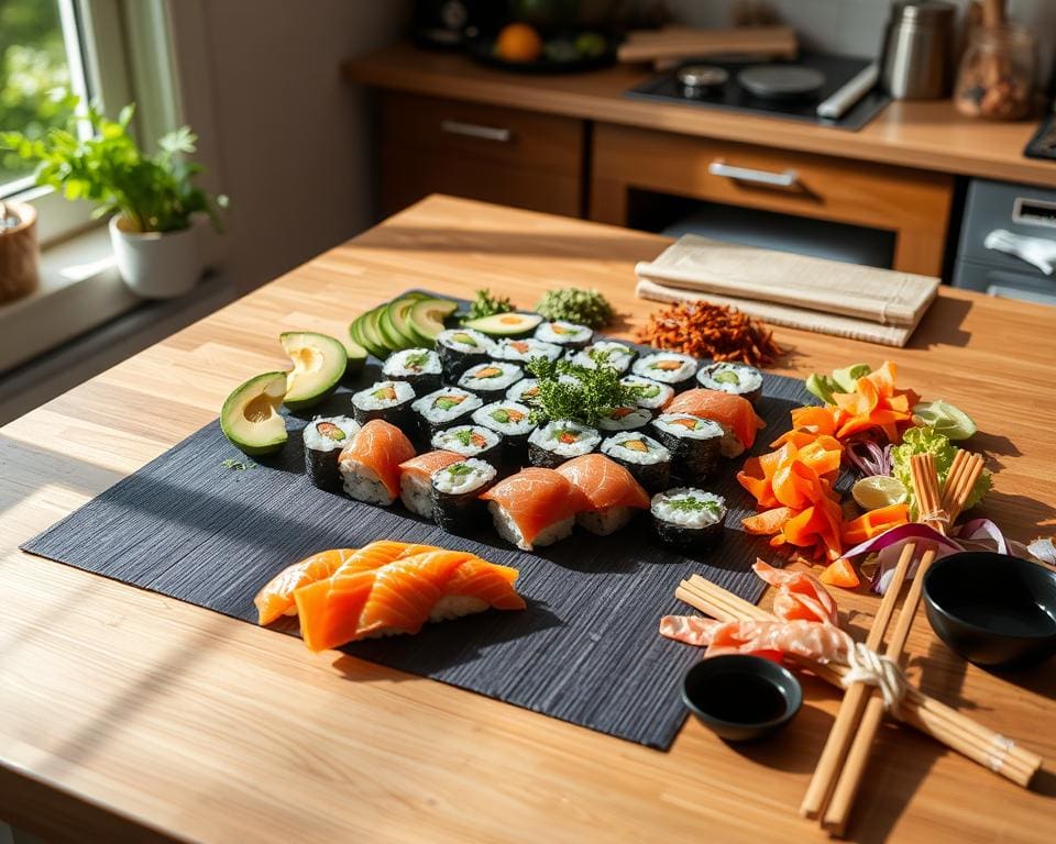 Sushimat: Maak thuis je eigen sushi