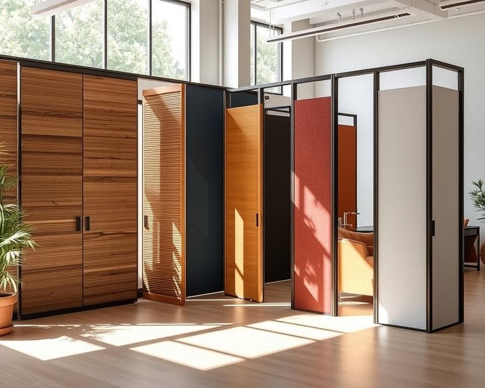 Vouwbare roomdividers voor flexibele ruimtes