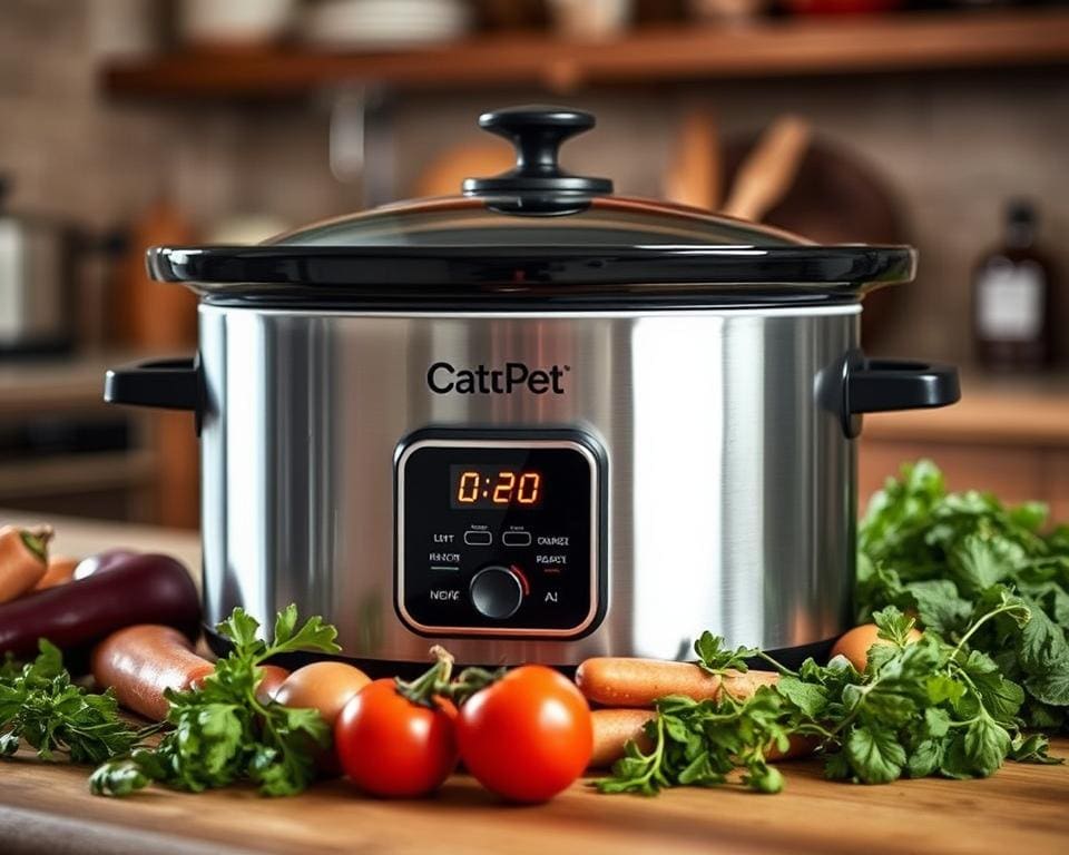 slowcooker met timer